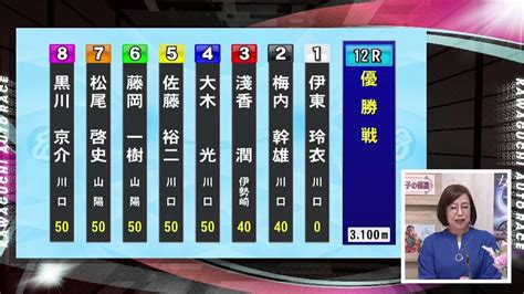 川口オートレース中継 2024年12月9日 第3回大成ロテック杯 1日。